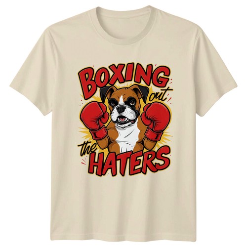 Maglietta boxer cane boxe out - boxer,