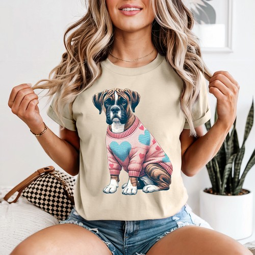 Carino boxer cane donna - carino,