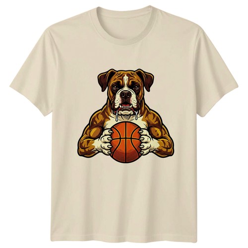 Boxer muscolare cane shirt - cane, t-shirt