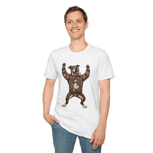 Maglione divertente boxer cane