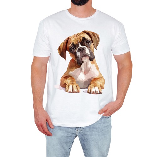 Carino boxer cane uomo shirt - carino,