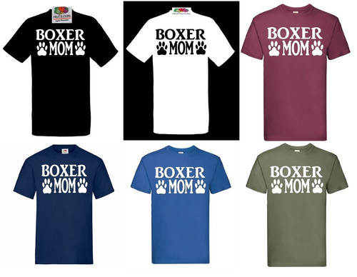 Boxer cane maglietta mamma