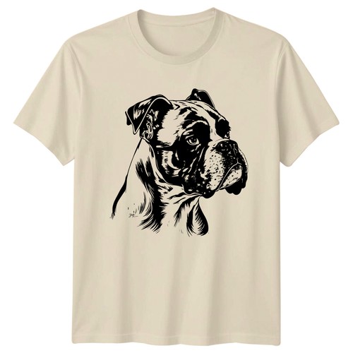 Boxer cane maglietta - , vintage