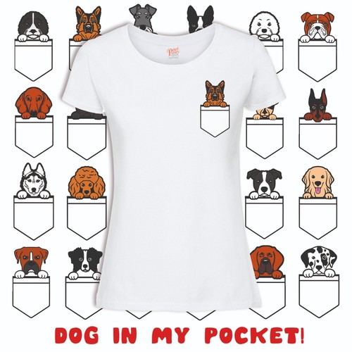 Pocket puppy dog - pocket,