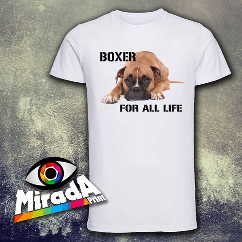 Shirt maglietta boxer cane - t-shirt,